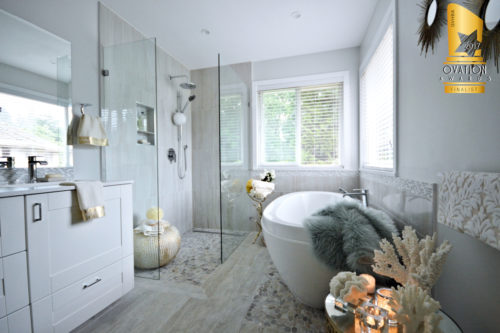 Walk-in Shower bathroom renovation north vancouver renovateme design and construction