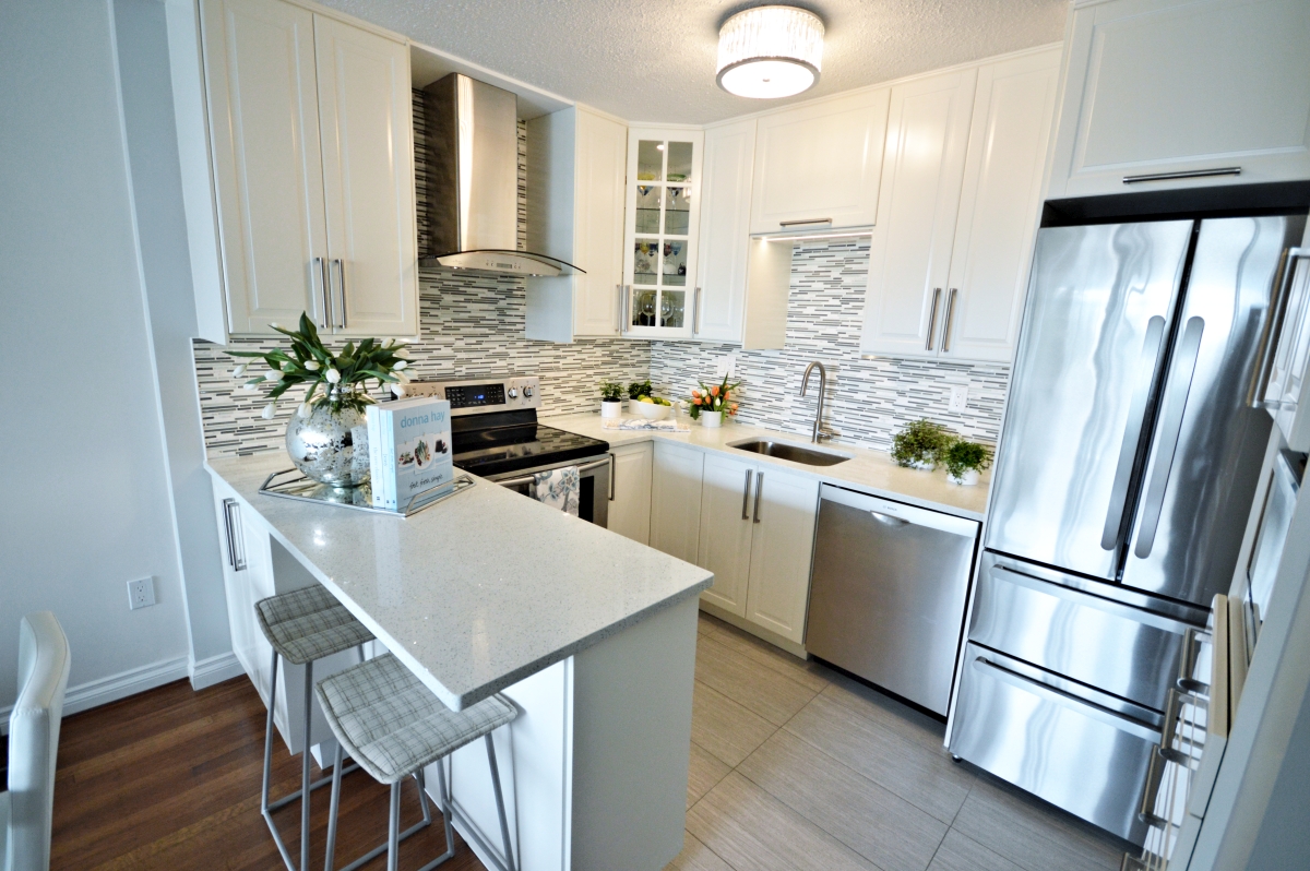 Classical Kitchen Remodel For Small Space