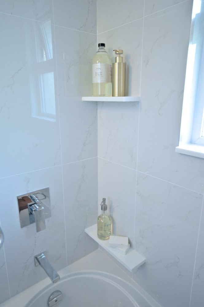 After we transform your small bathroom and fix underlying issues