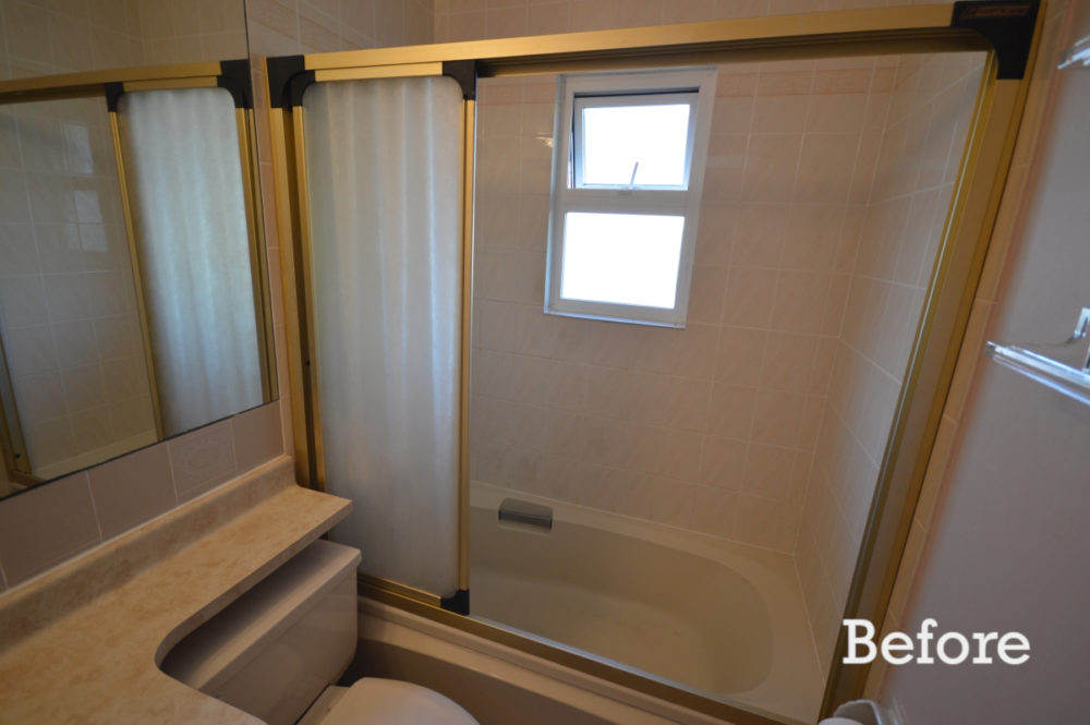 Before we Transform your small bathroom